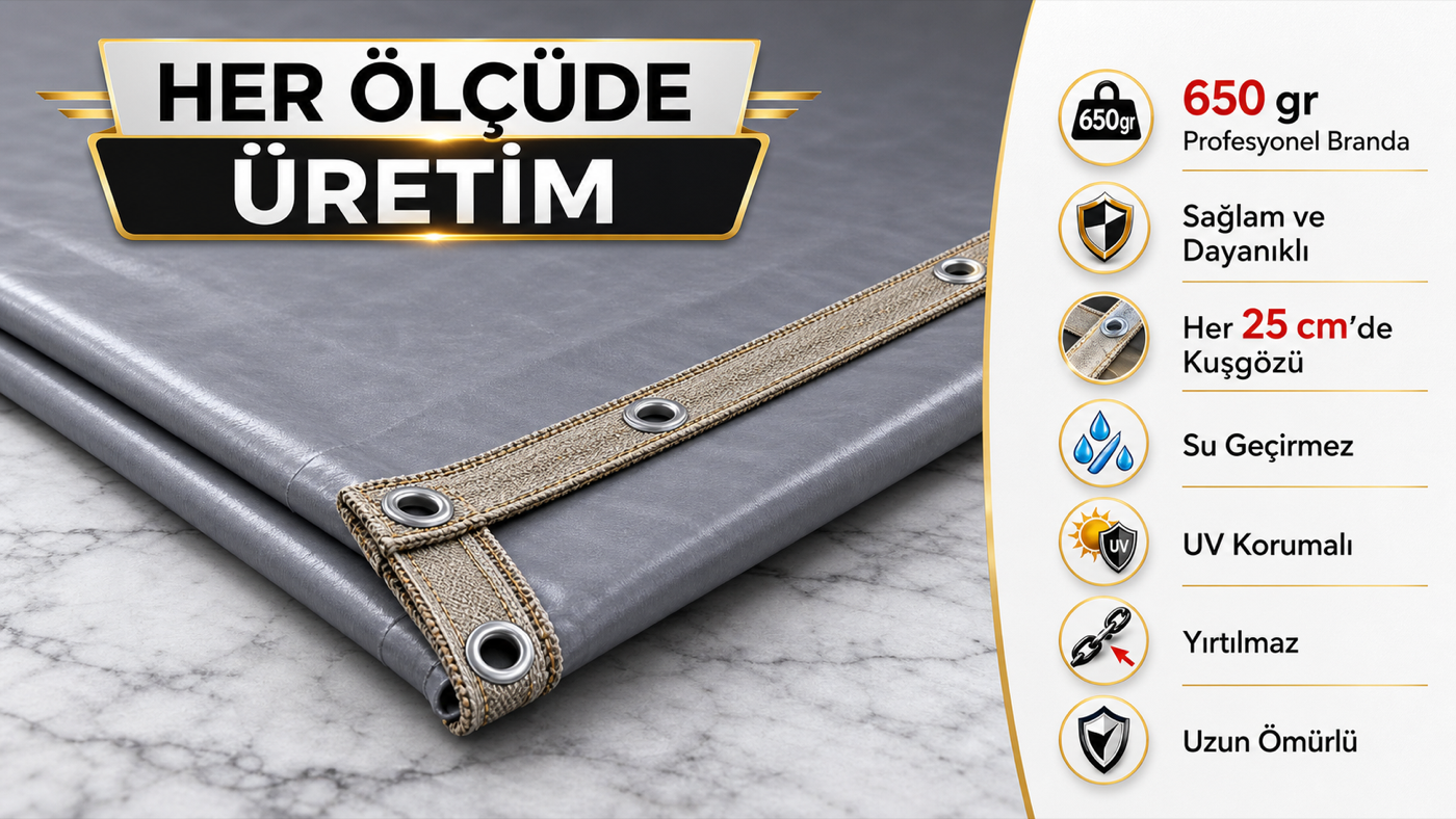 Her ölçüde profesyonel branda üretimi